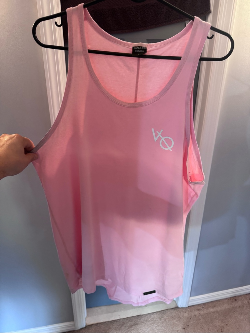 VQ Fitness Men's Pink Performance Tank Top